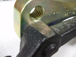 S-197 13" Conversion caliper bracket grind