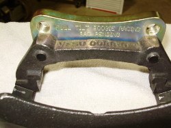 S-197 13" Conversion caliper bracket grind