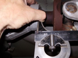 MEASURING FRONT PINION ANGLE